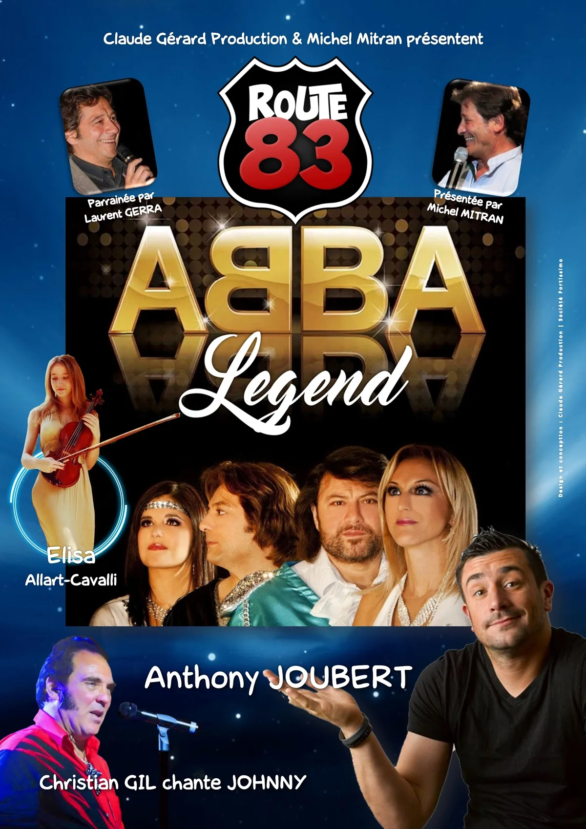 Claude Gérard Production présente Route 83 - Tournées 2018